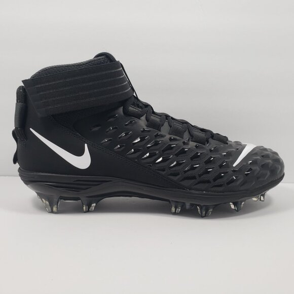 Nike Force Savage Pro 2 Black White Men's Size 11.5 Football Cleats AH4000-002 - Picture 8 of 13